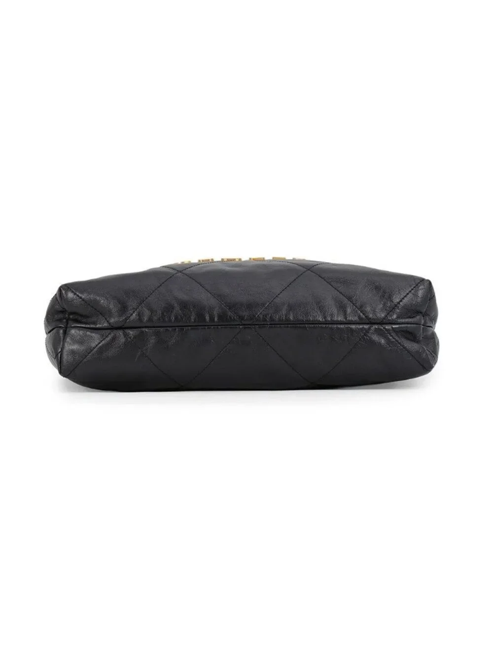 Chanel Handbag Quilted Chanel 22 Double Pocket Small Calfskin Black